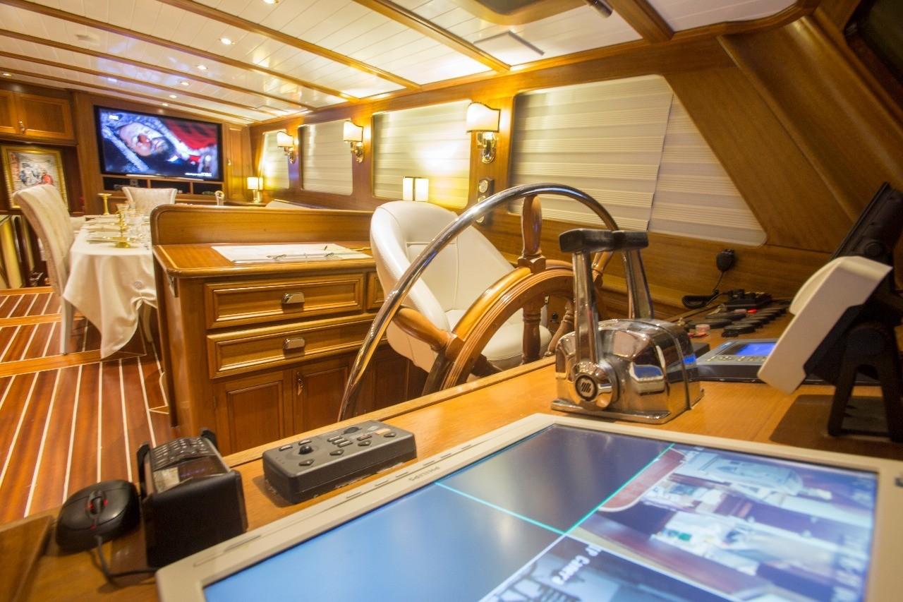 Ece Berrak gulet amenities interior cabin in Türkiye