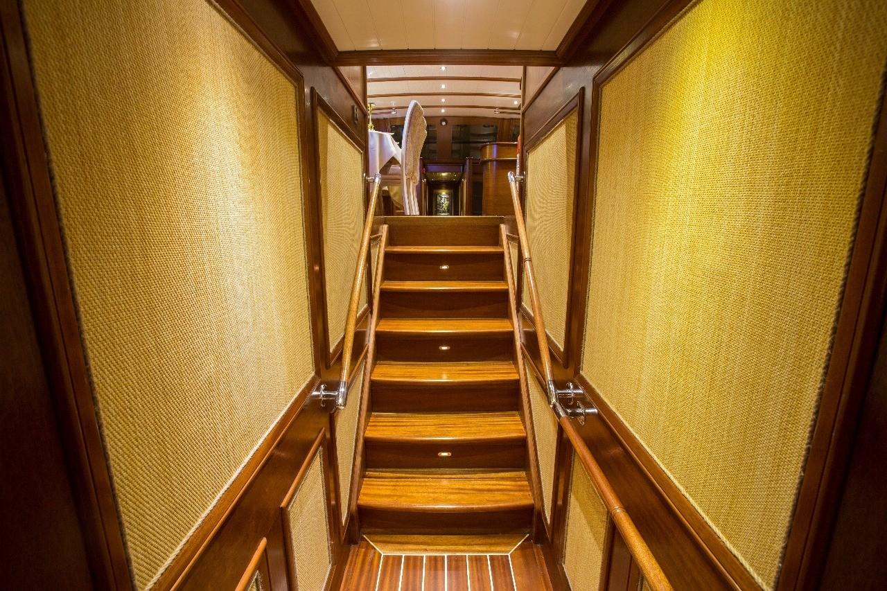 Ece Berrak gulet accommodation interior cabin in Türkiye