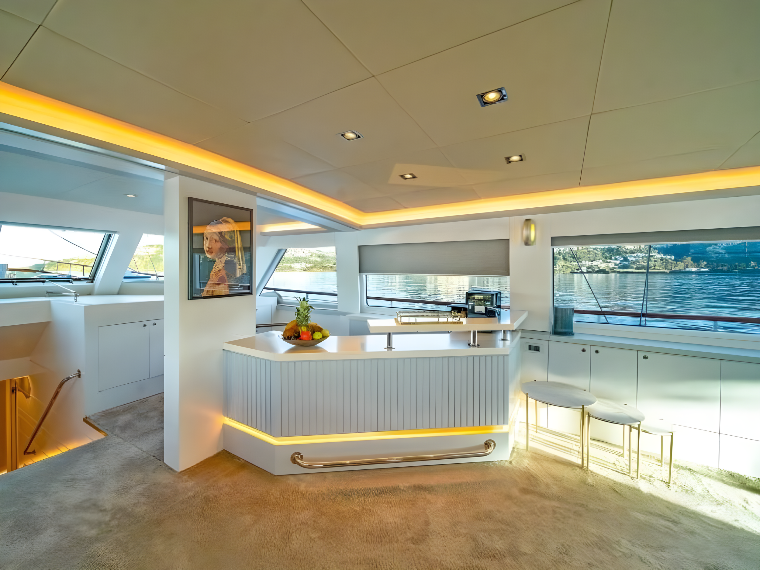 Double Eagle gulet amenities interior cabin in Türkiye