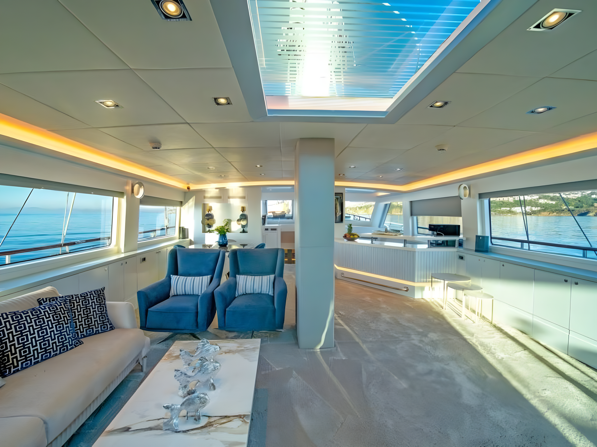 Double Eagle gulet amenities interior cabin in Türkiye