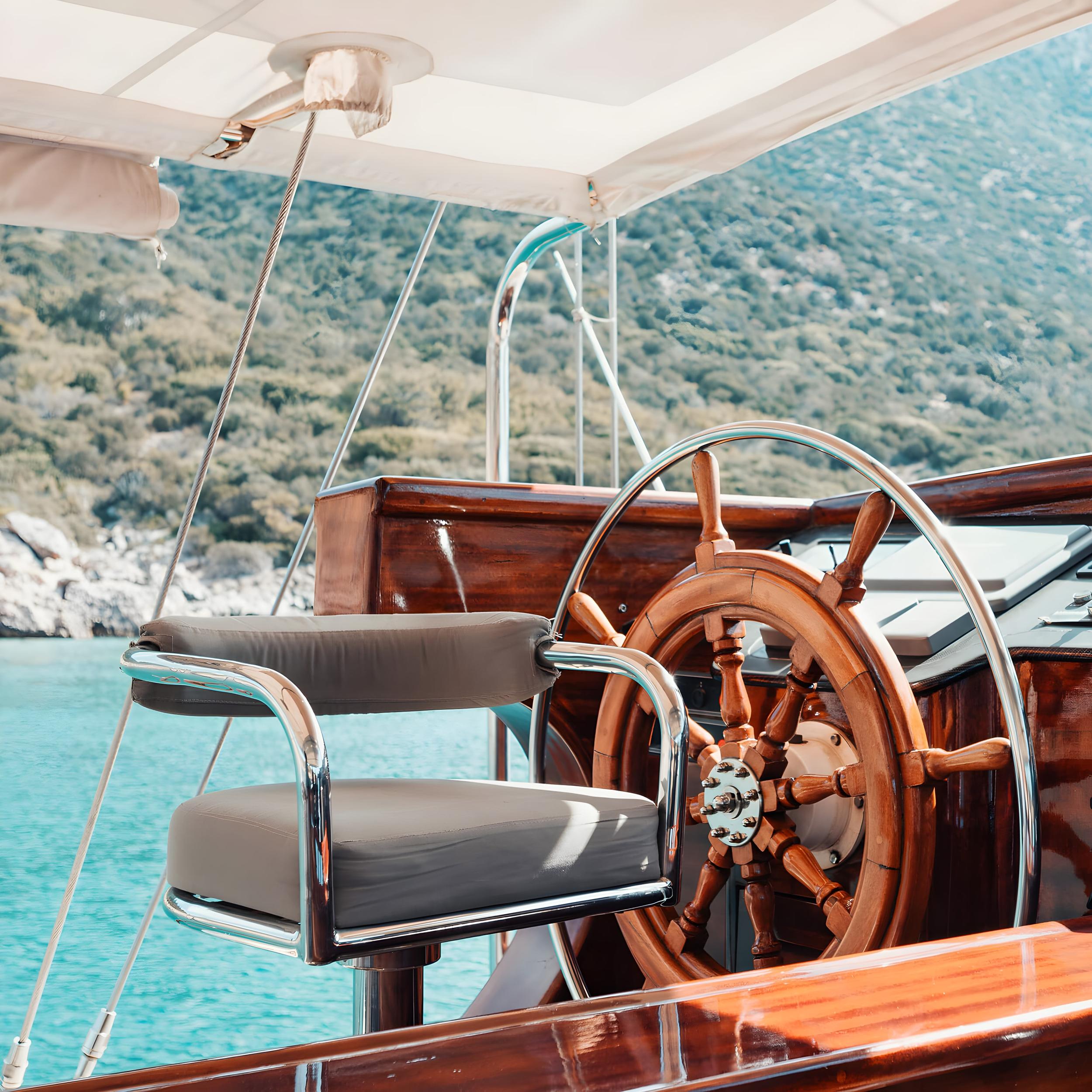 Estrella De Mar gulet exterior deck in Türkiye