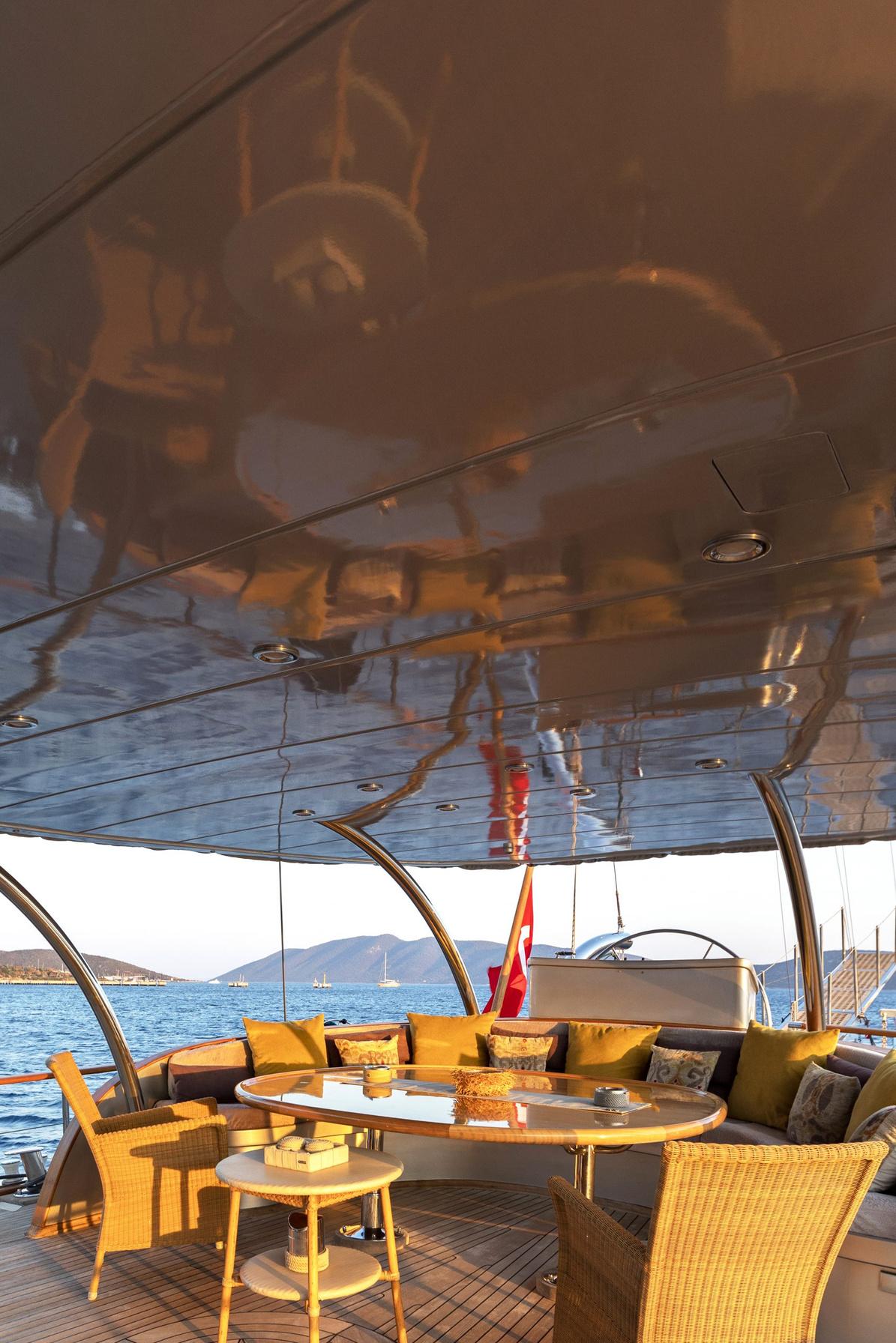 Estrella De Mar gulet exterior deck in Türkiye
