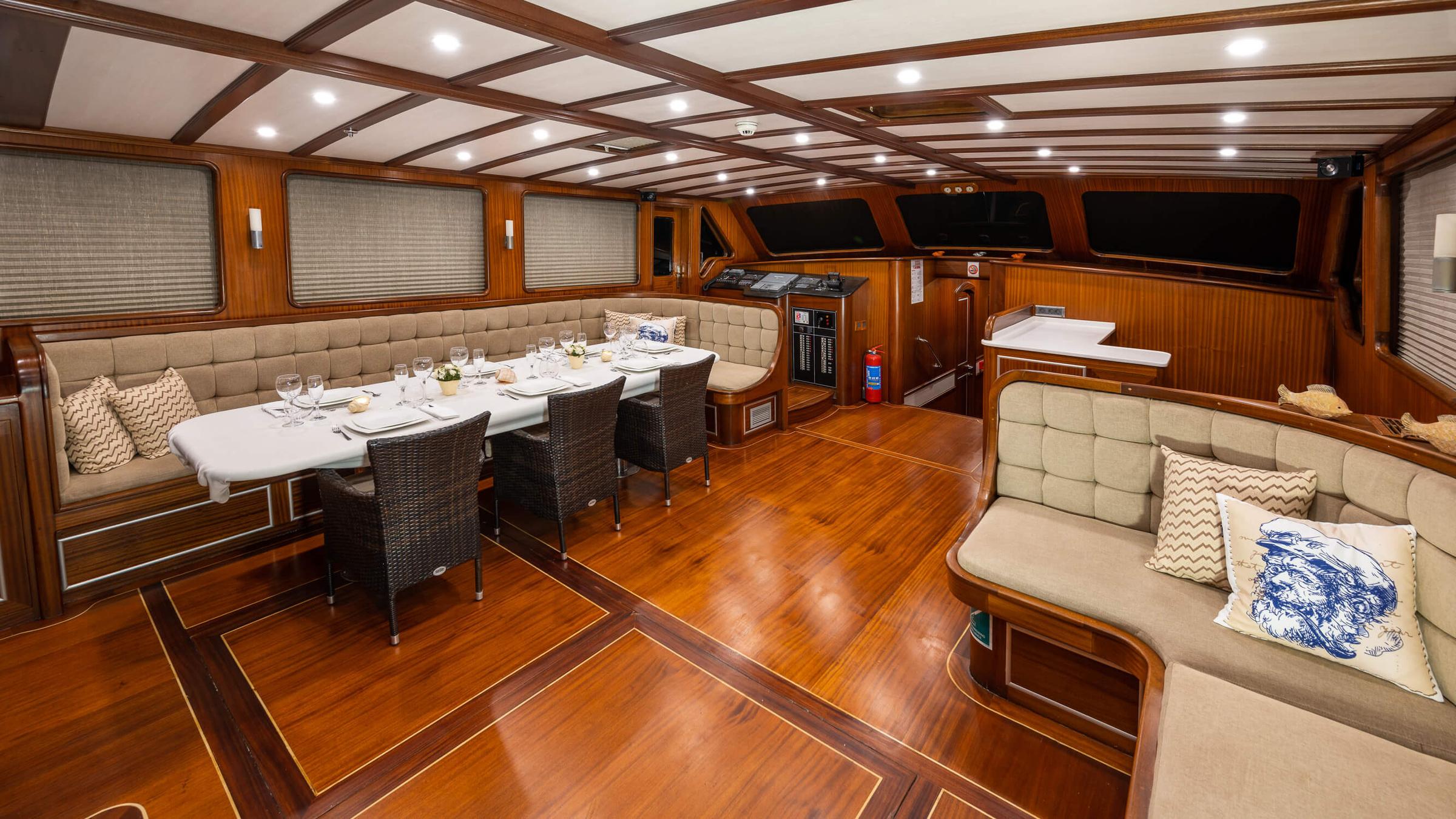 Estrella De Mar gulet exterior deck in Türkiye