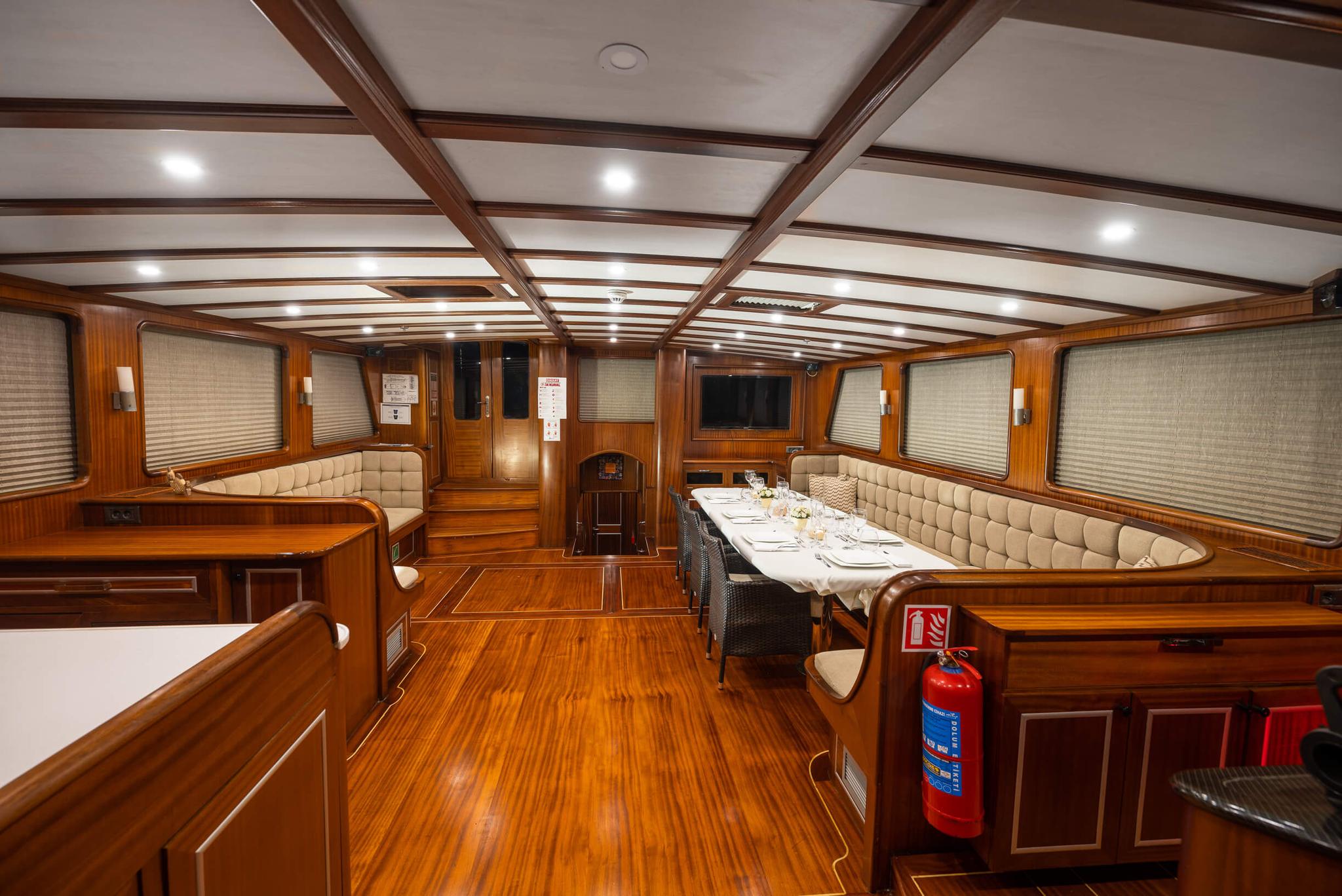 Estrella De Mar gulet exterior deck in Türkiye