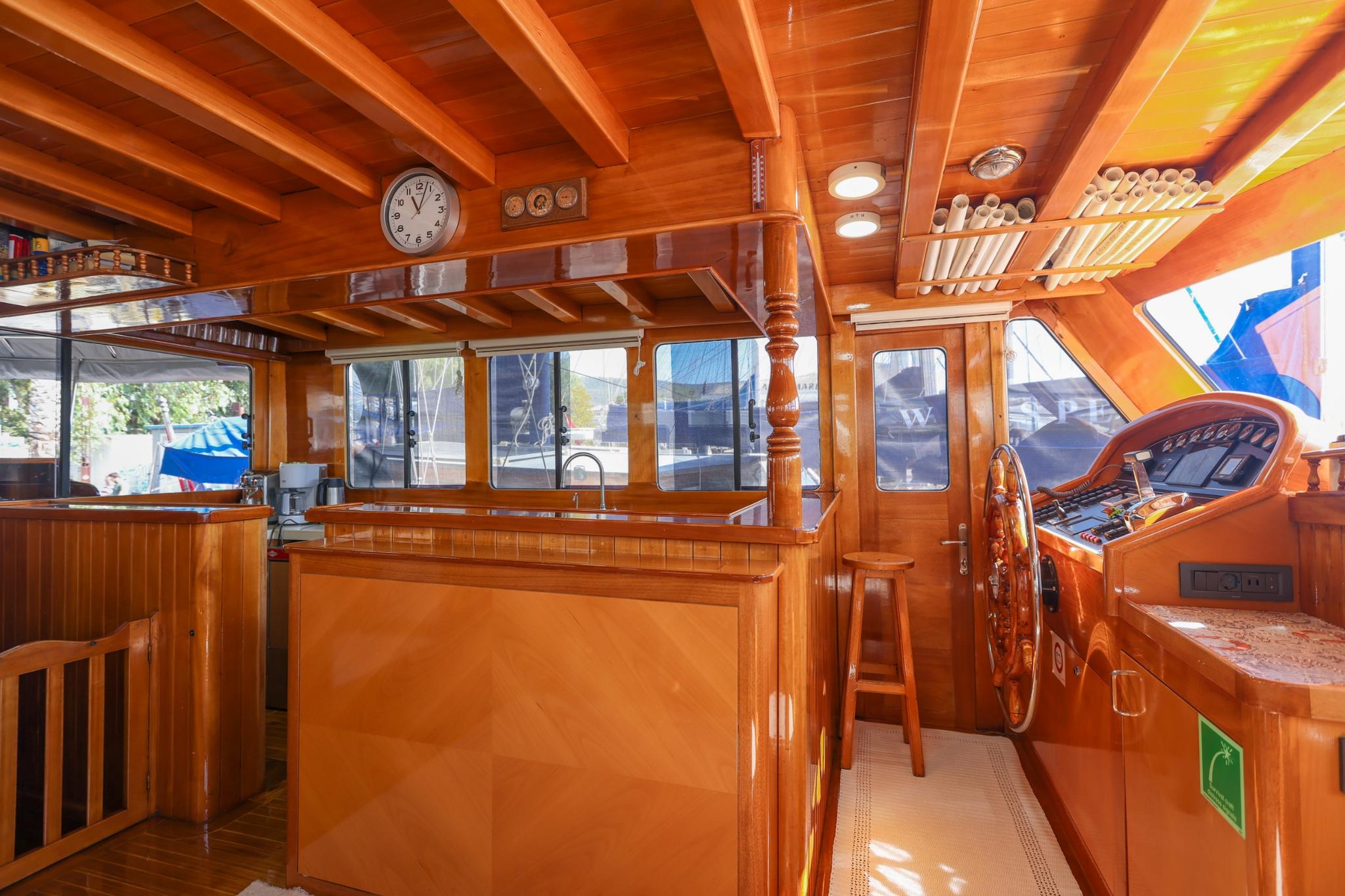 Ya Selam gulet amenities interior cabin in Türkiye