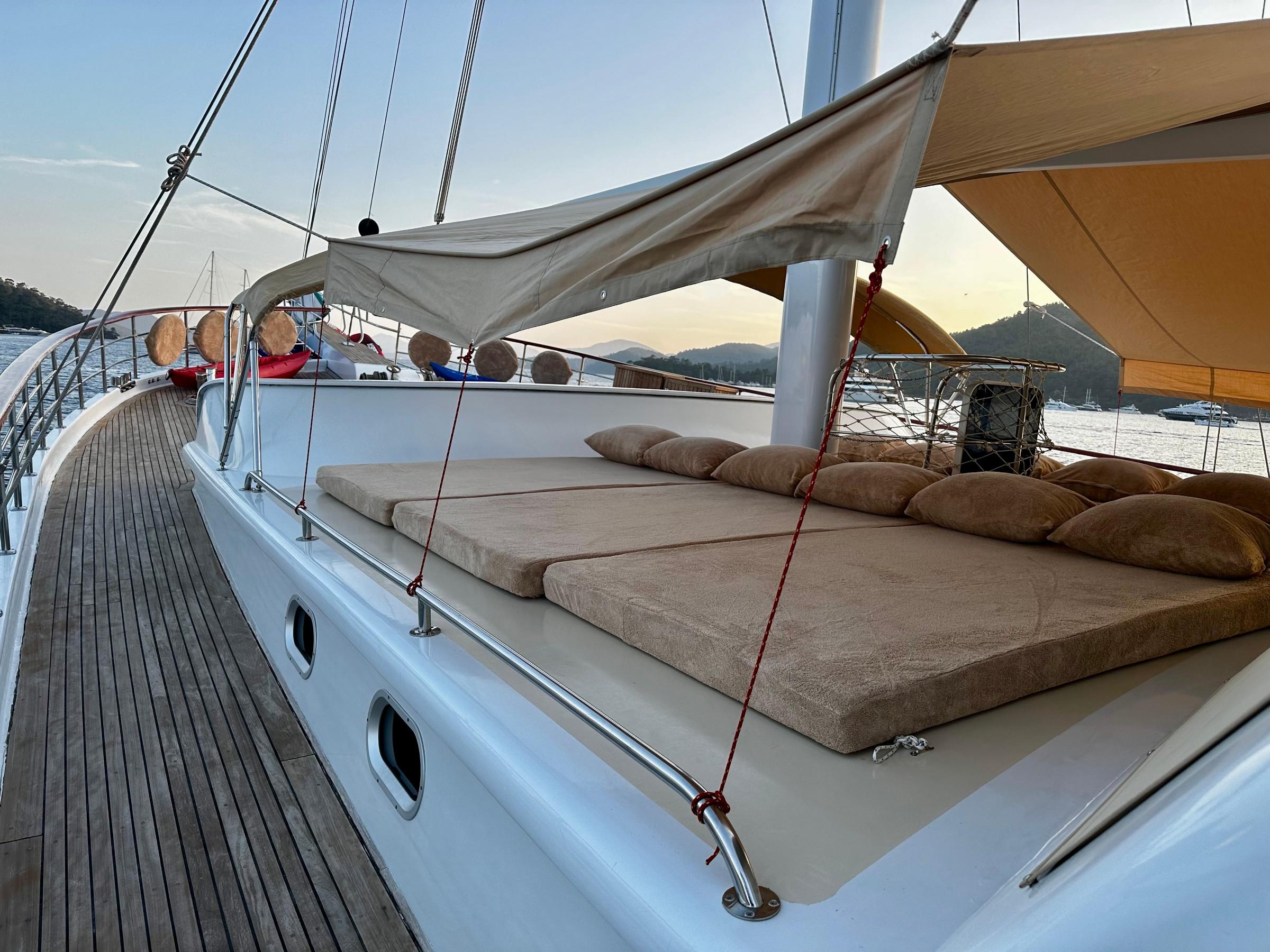 Kocaoğlan 1 gulet exterior deck in Türkiye