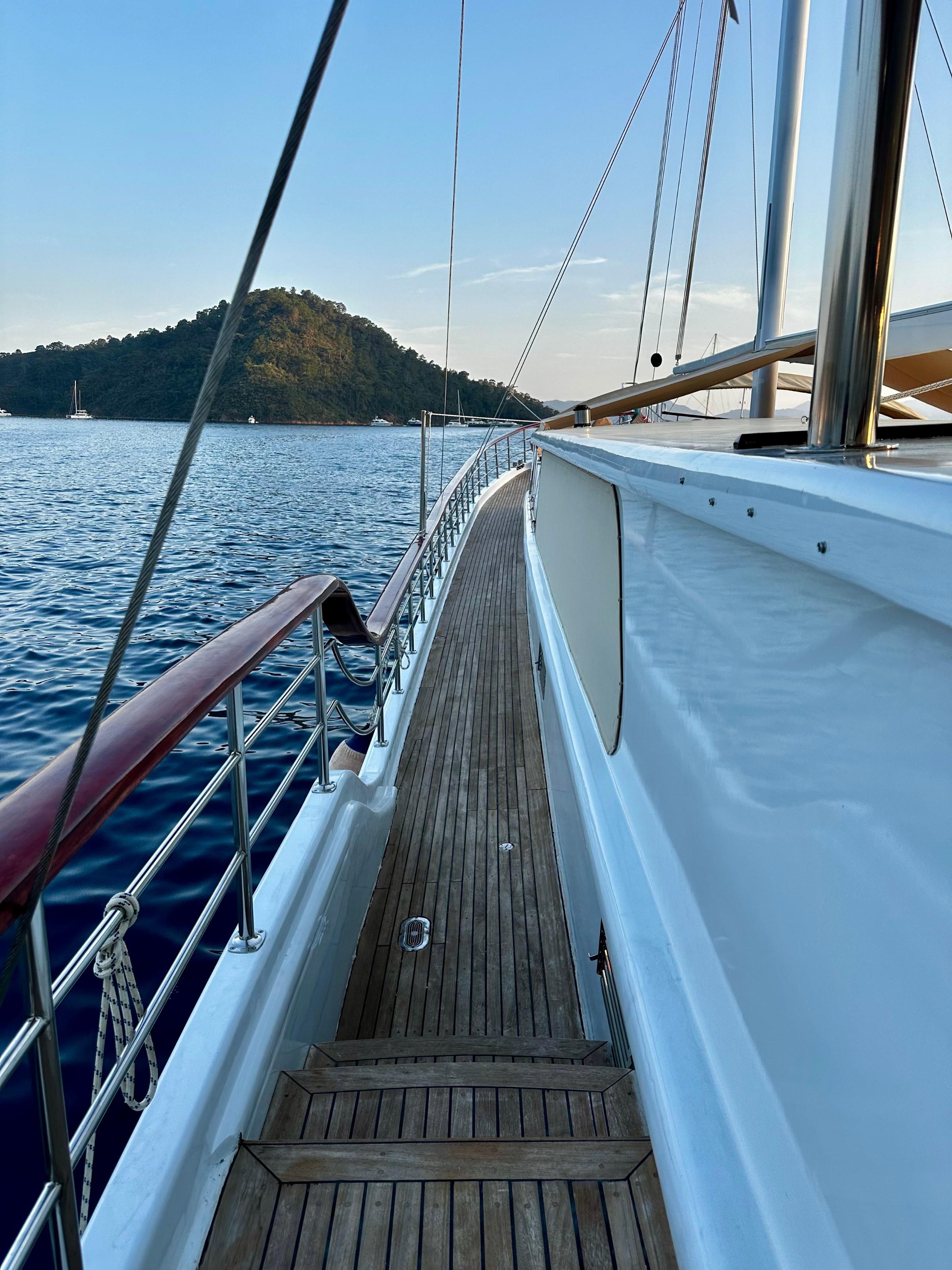 Kocaoğlan 1 gulet exterior deck in Türkiye