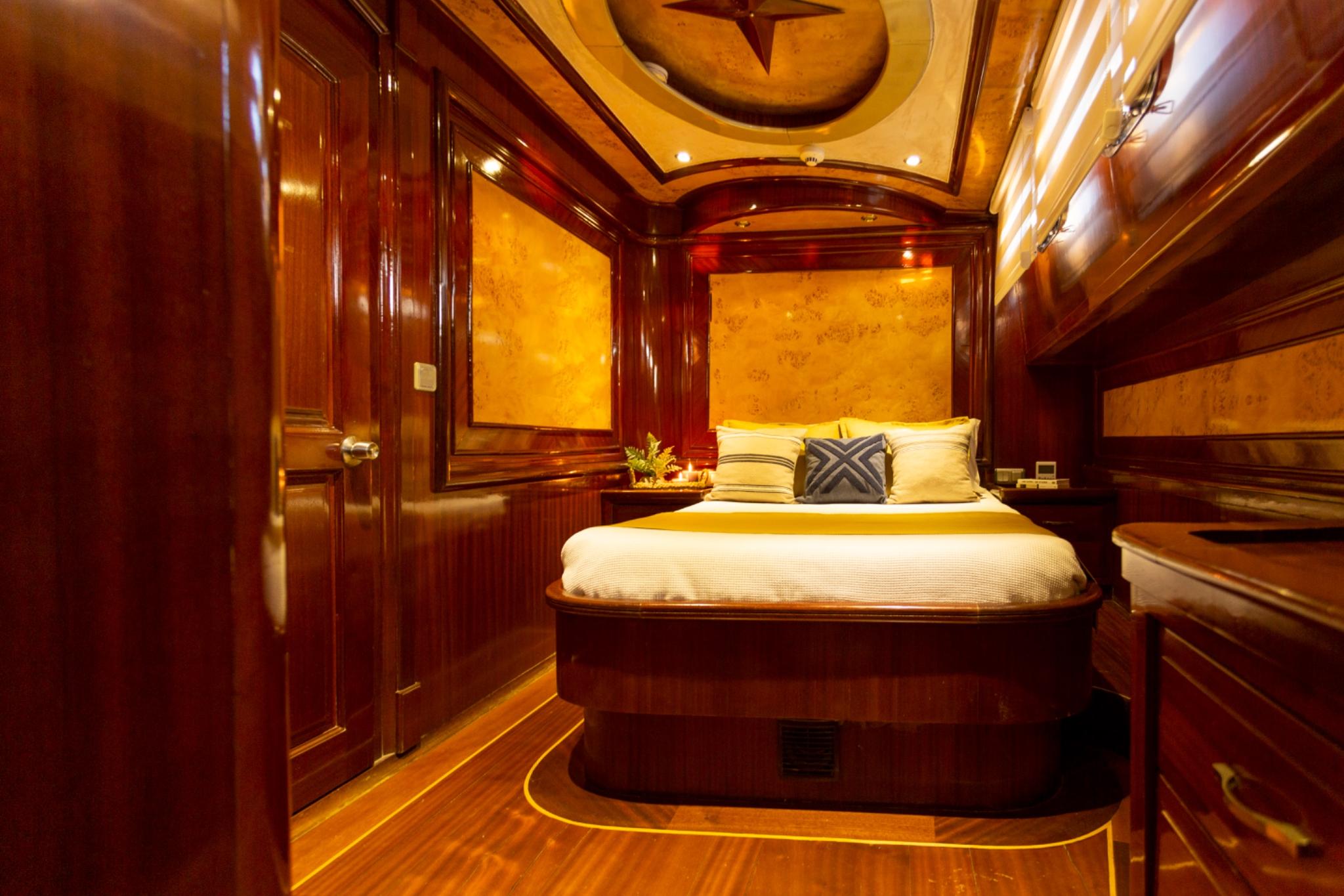 Yuce Bey 1 gulet accommodation interior cabin in Türkiye