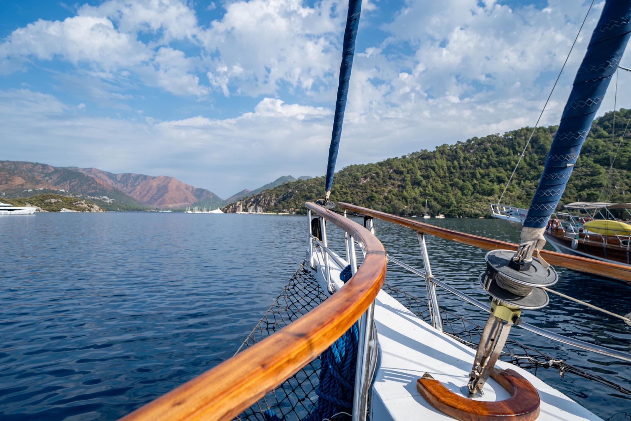 Yuce Bey 1 gulet amenities exterior deck in Türkiye