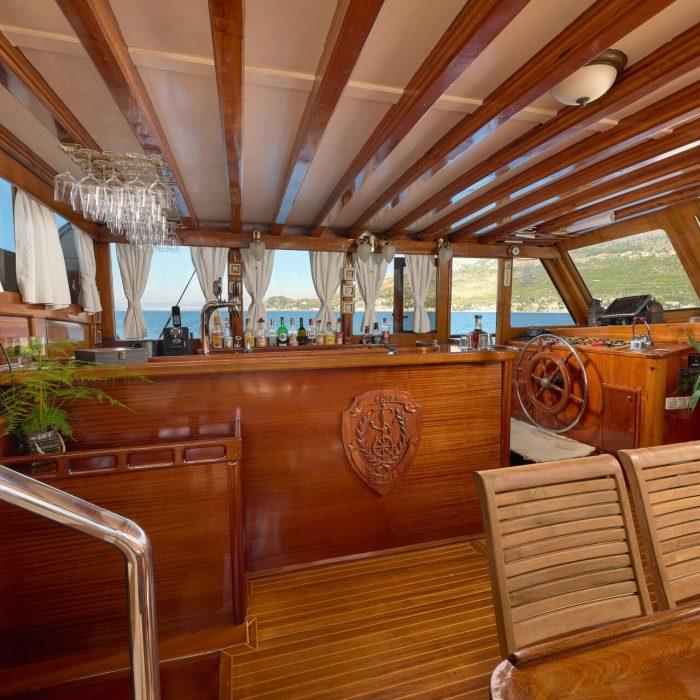 Linda gulet amenities interior cabin in Croatia