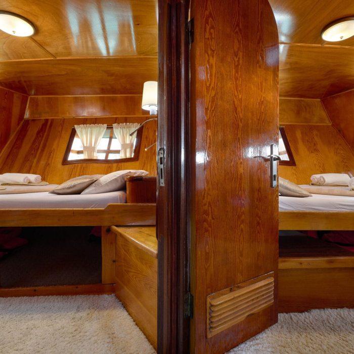 Linda gulet accommodation interior cabin in Croatia