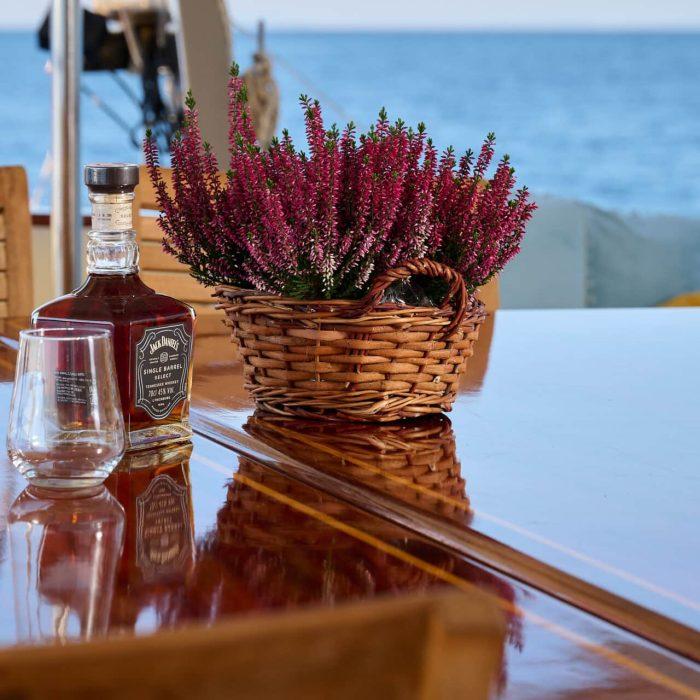 Linda gulet amenities lifestyle dining in Croatia