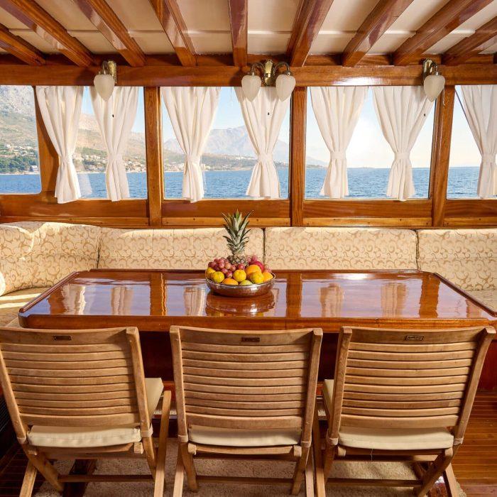 Linda gulet amenities interior cabin in Croatia
