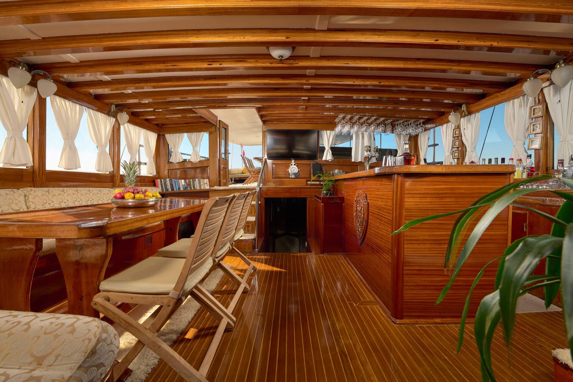 Linda gulet amenities interior cabin in Croatia