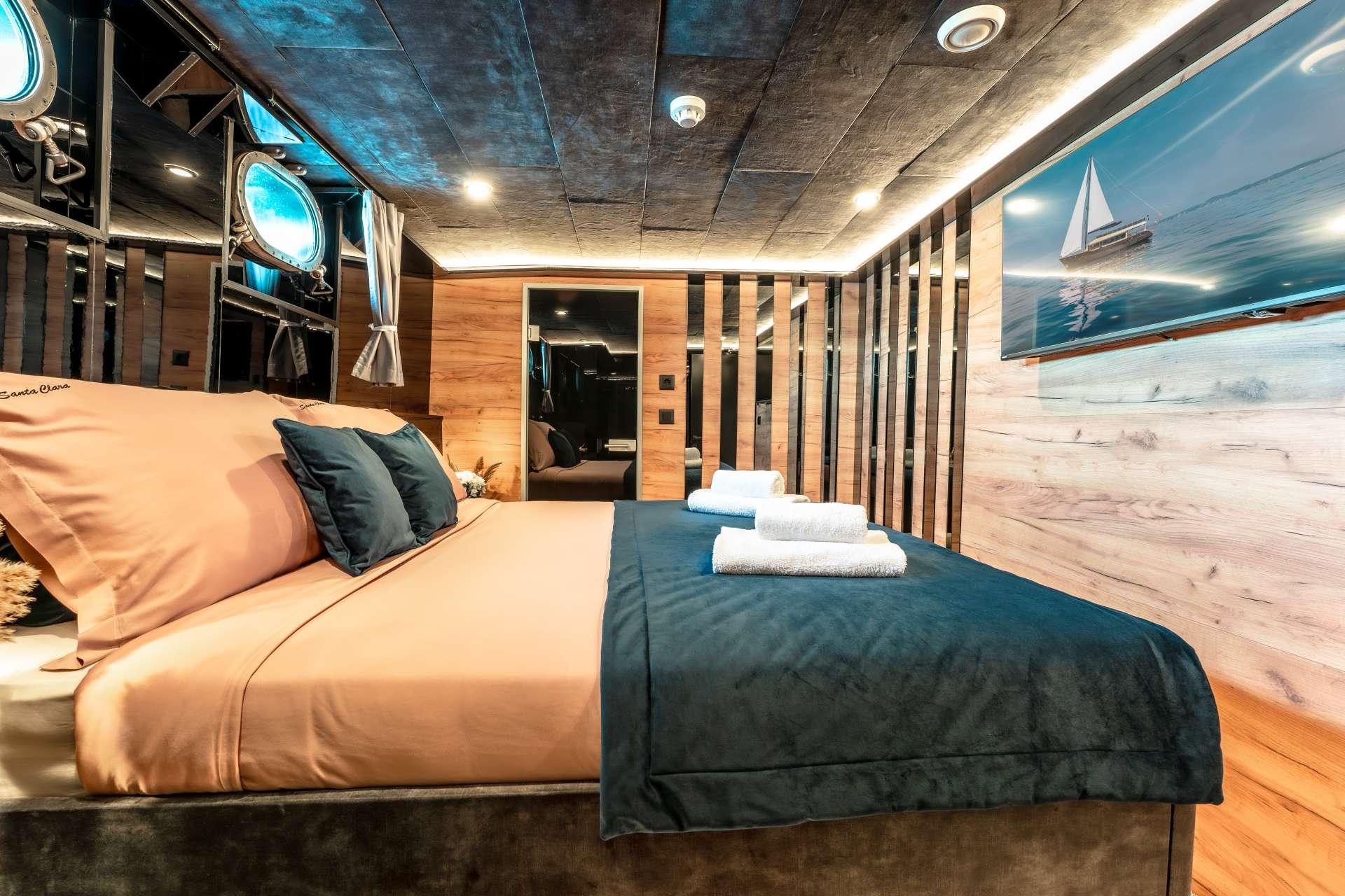 Santa Clara gulet accommodation interior cabin in Croatia