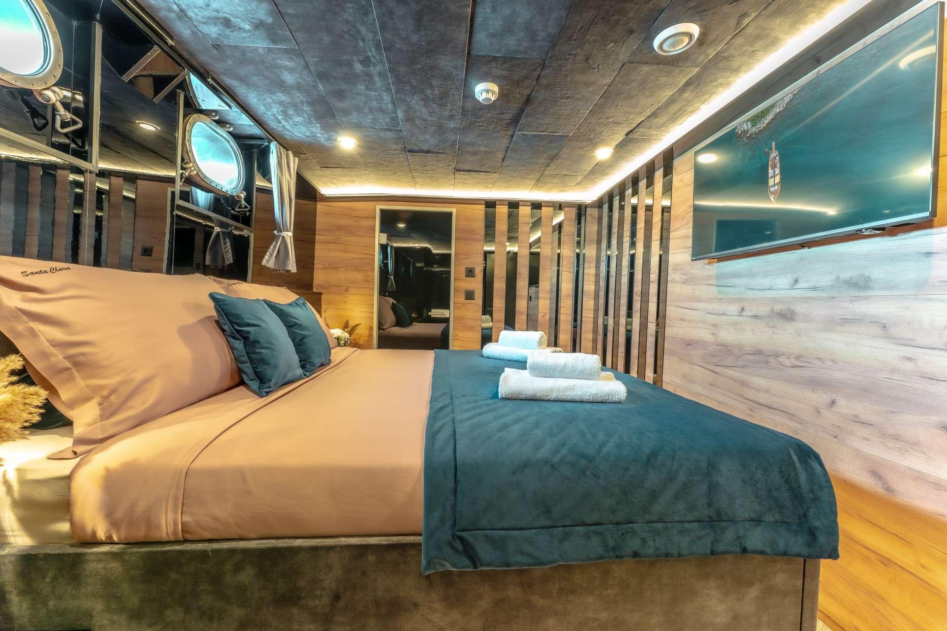 Santa Clara gulet accommodation interior cabin in Croatia
