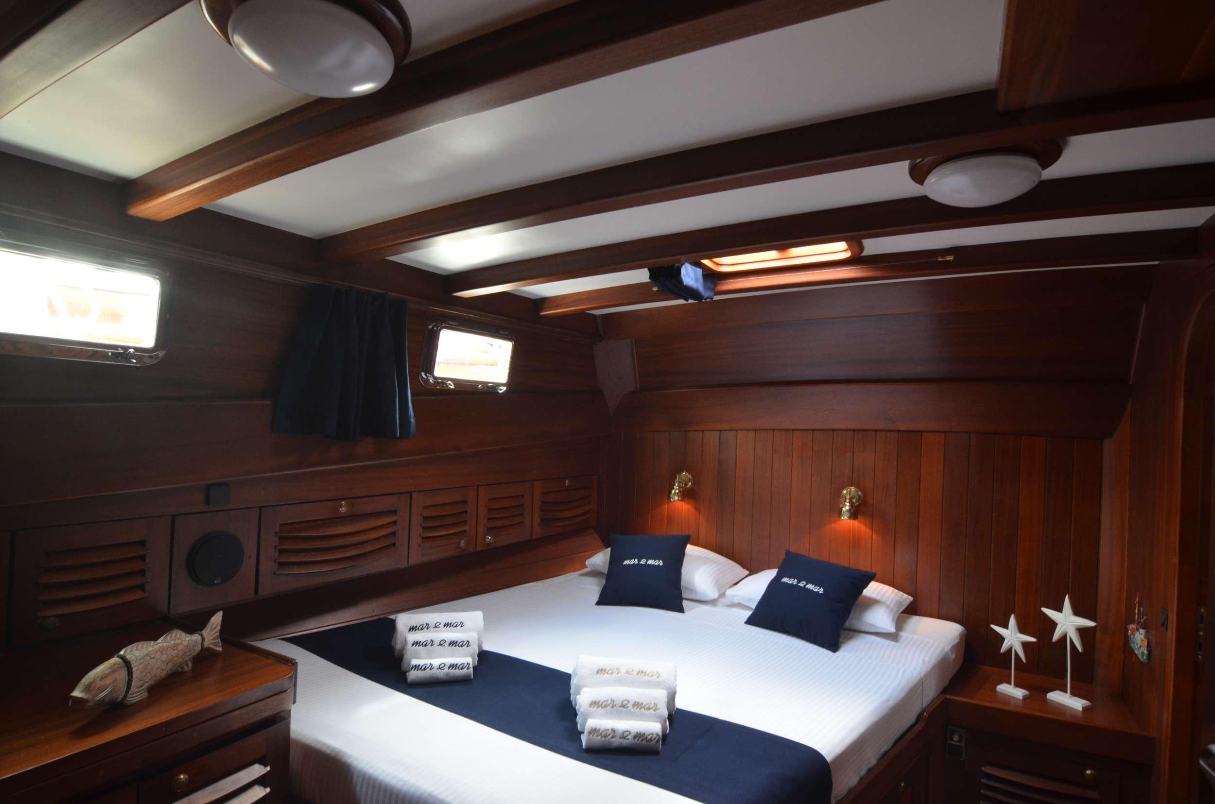 Mar & Mar gulet accommodation interior cabin in Italy
