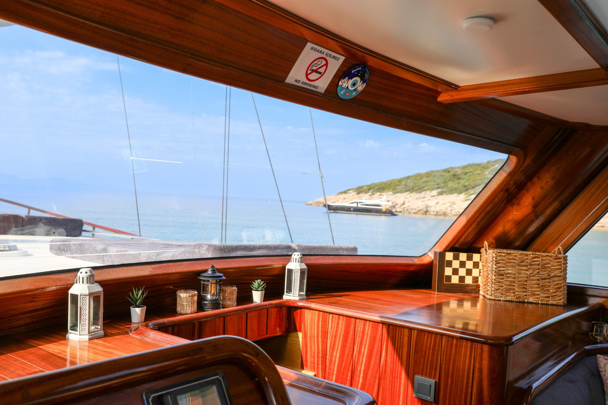 Su Perisi C gulet amenities interior cabin in Türkiye