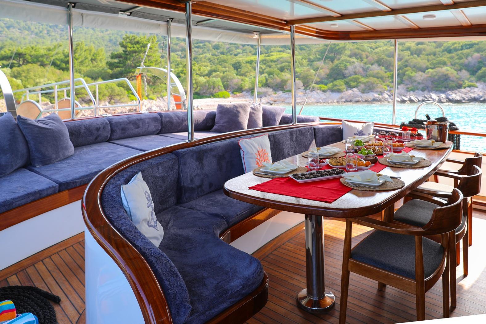 Su Perisi C gulet amenities exterior deck in Türkiye