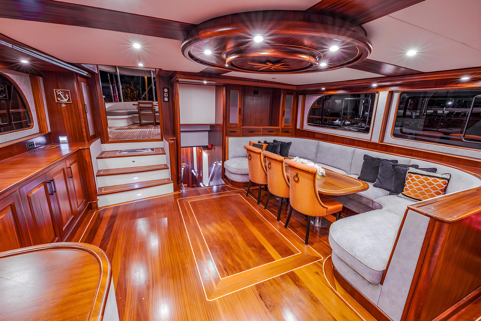 Aqua Bella gulet amenities exterior deck in Türkiye