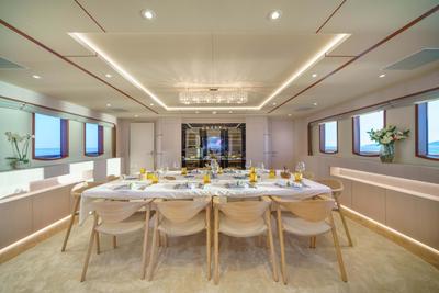 Maia gulet lifestyle dining in Croatia