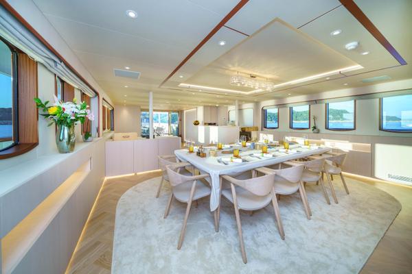 Maia gulet lifestyle dining in Croatia