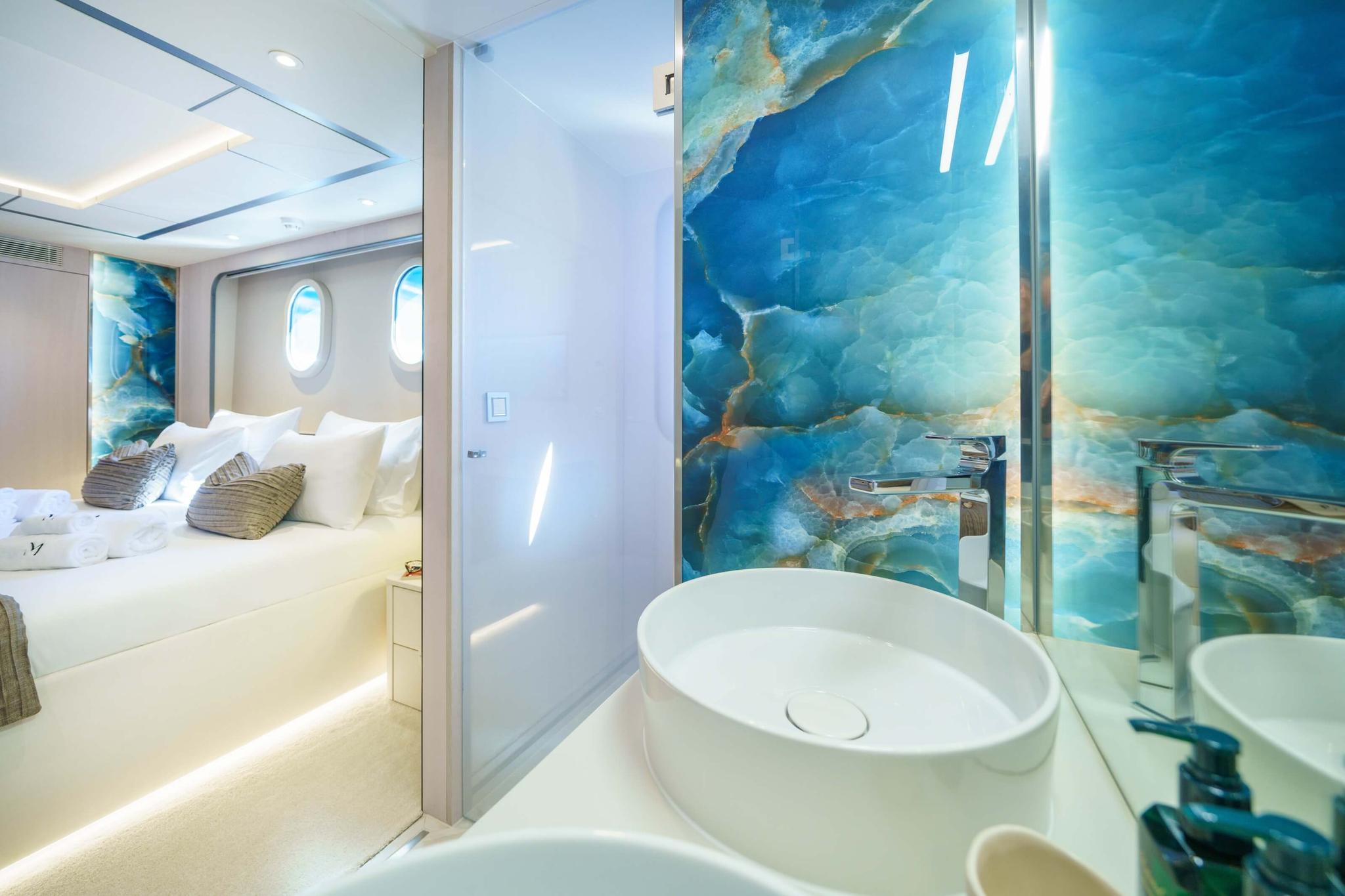 Maia gulet interior cabin in Croatia