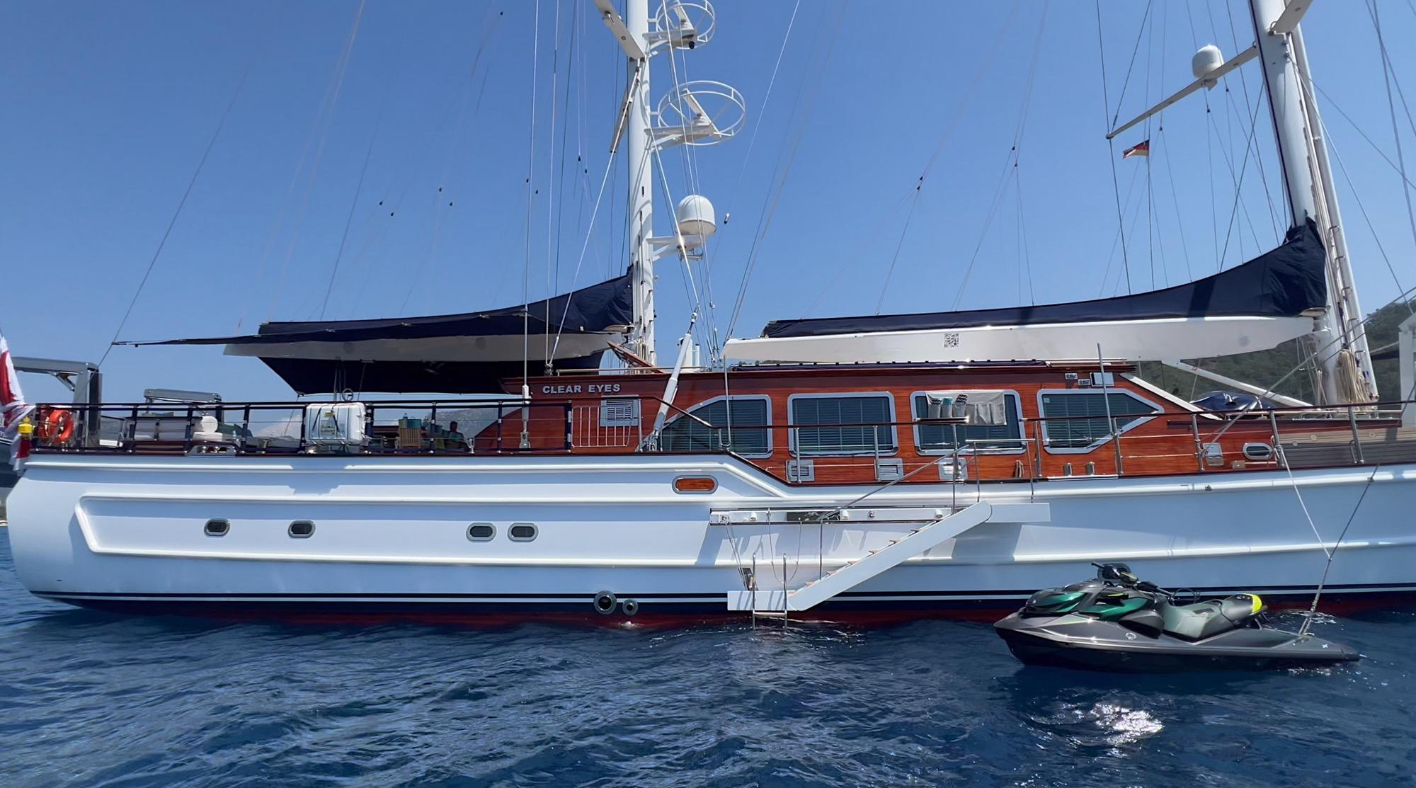 Clear Eyes gulet amenities exterior deck in Croatia