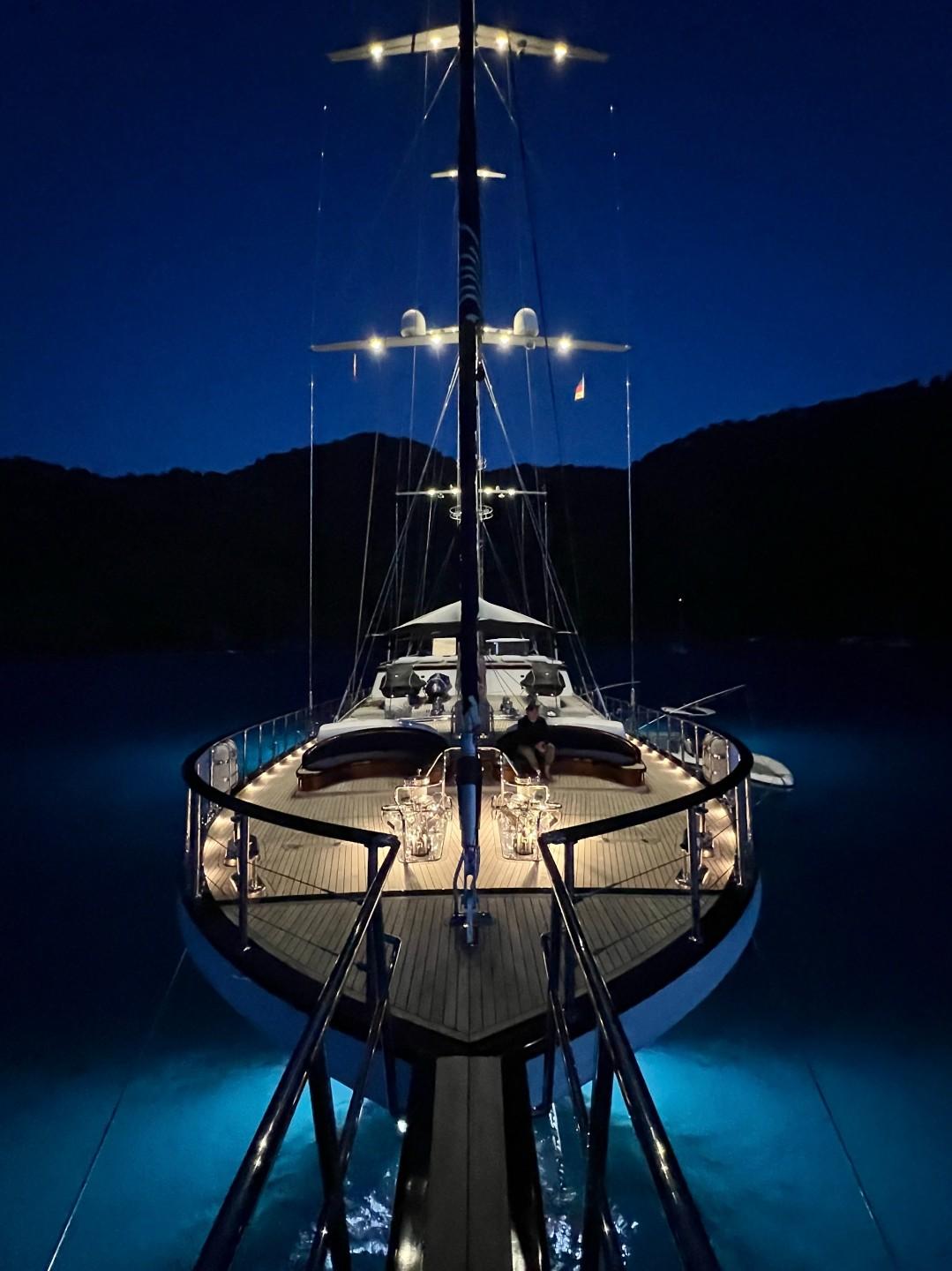 Clear Eyes gulet amenities aerial view in Croatia