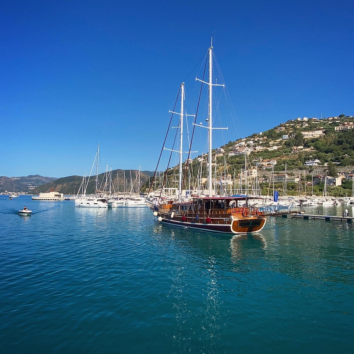 Tersane IV gulet amenities aerial view in Italy