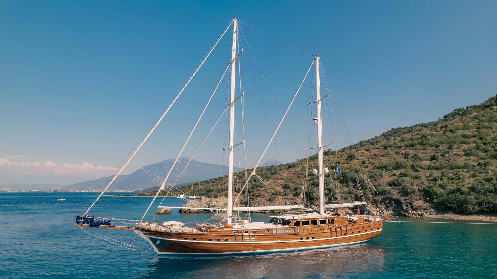 Lycian Queen gulet exterior deck in Türkiye