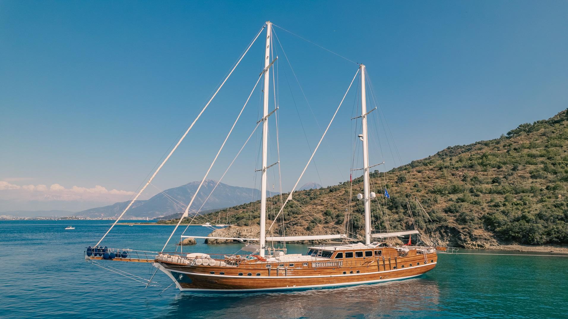 Lycian Queen gulet exterior deck in Türkiye