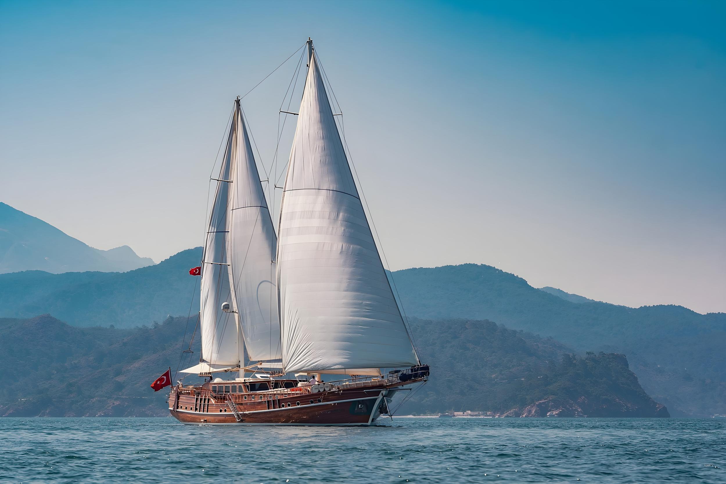 Lycian Queen gulet exterior deck in Türkiye