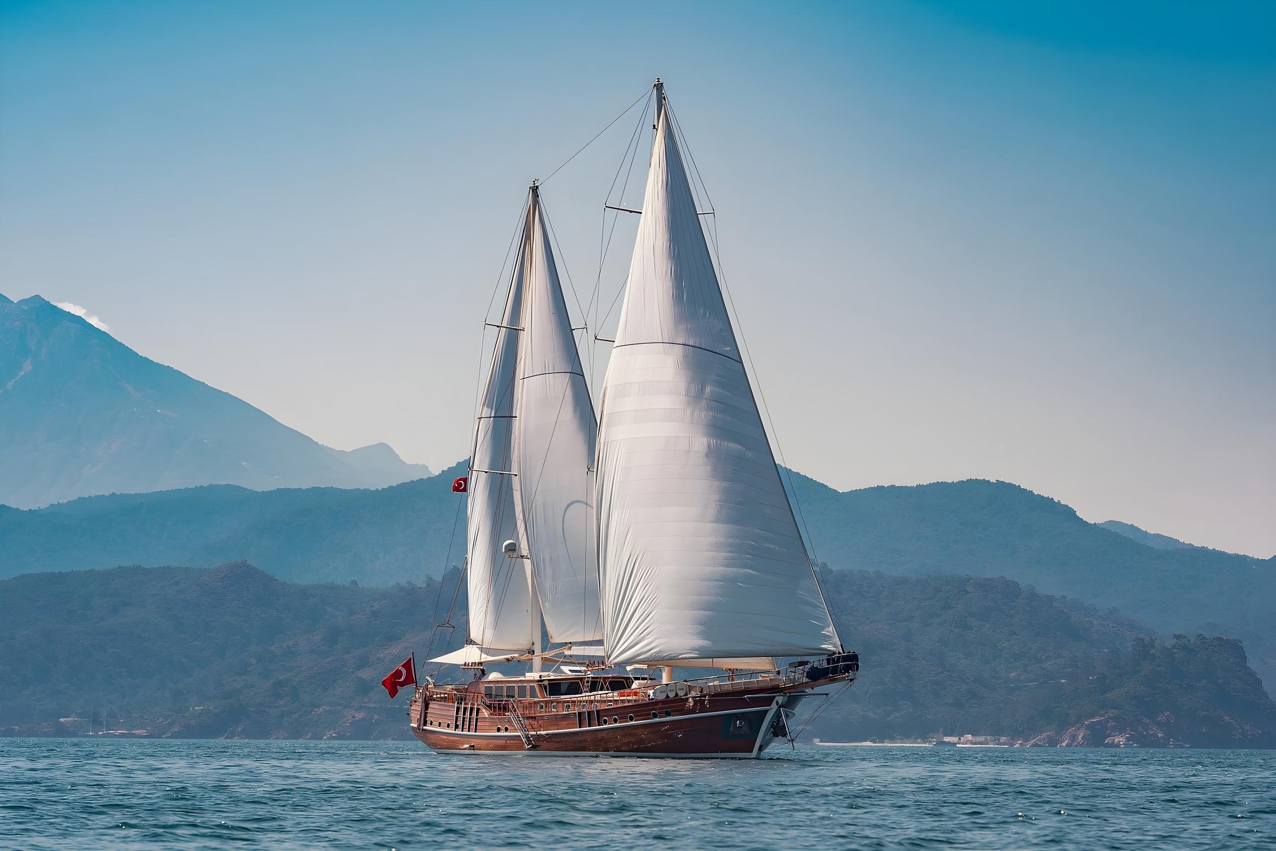 Lycian Queen gulet exterior deck in Türkiye