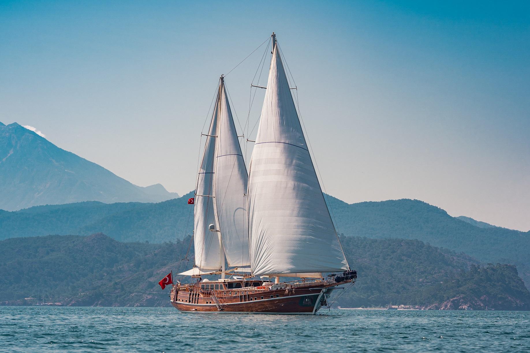Lycian Queen gulet exterior deck in Türkiye