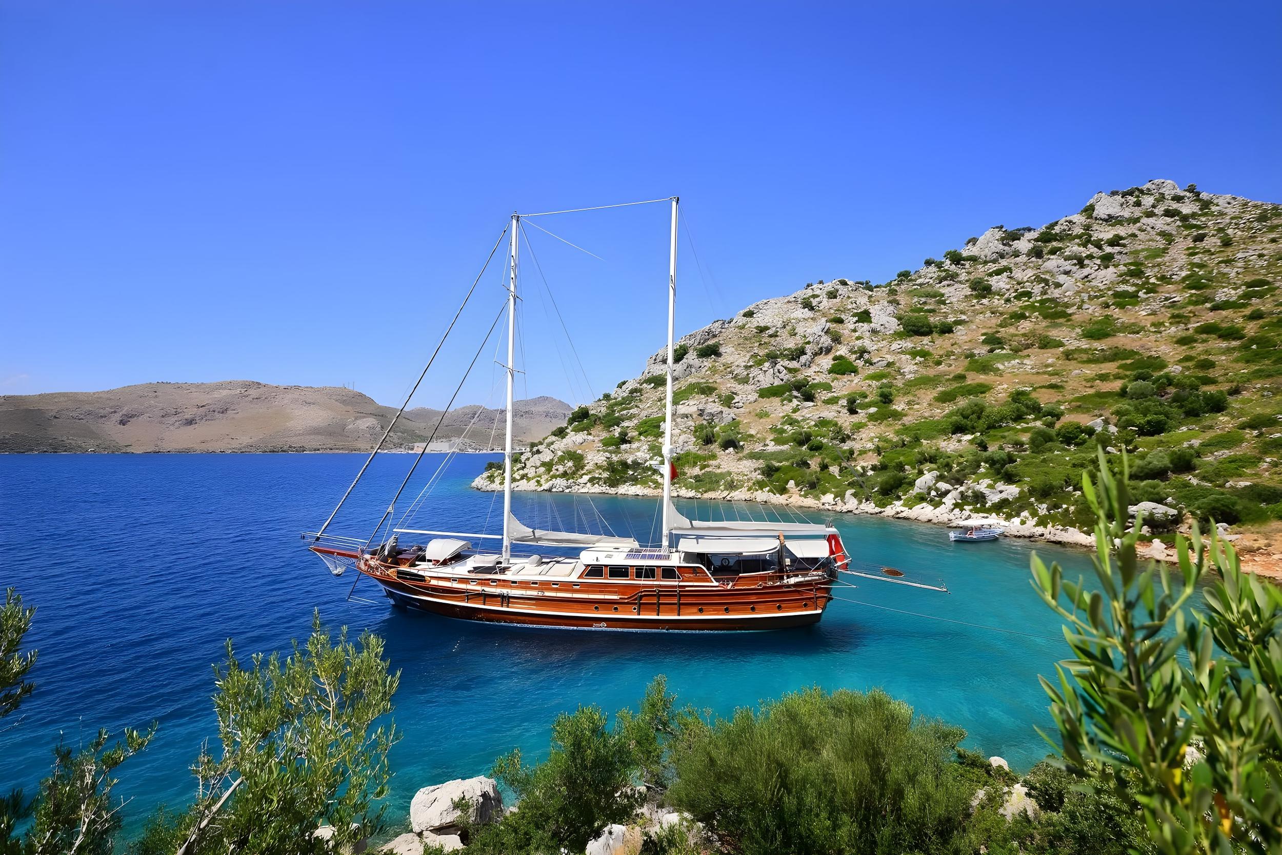 Kaptan Mehmet Bugra gulet amenities exterior deck in Türkiye