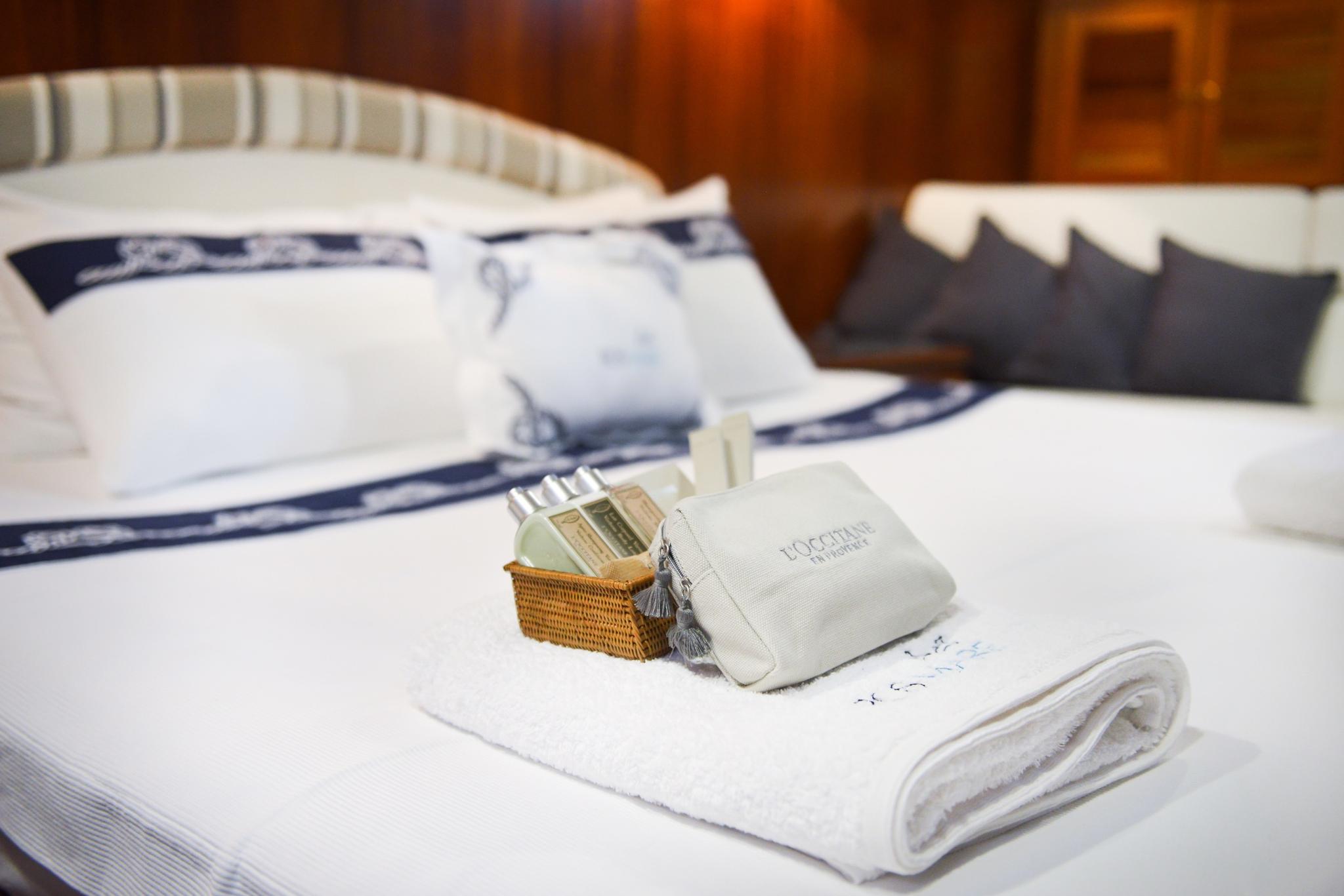 Ros Mare gulet accommodation interior cabin in Türkiye