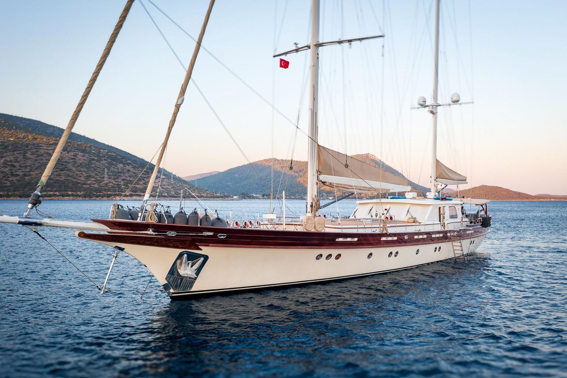 Zelda gulet amenities exterior deck in Türkiye