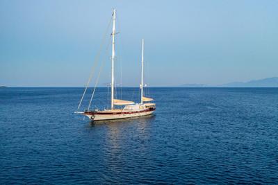 Zelda gulet exterior deck in Türkiye