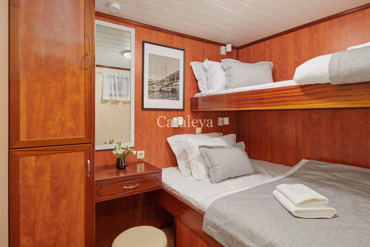 CATALEYA gulet accommodation interior cabin in Croatia