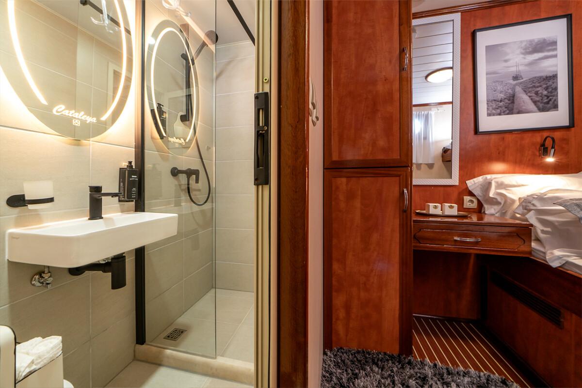 CATALEYA gulet accommodation interior cabin in Croatia