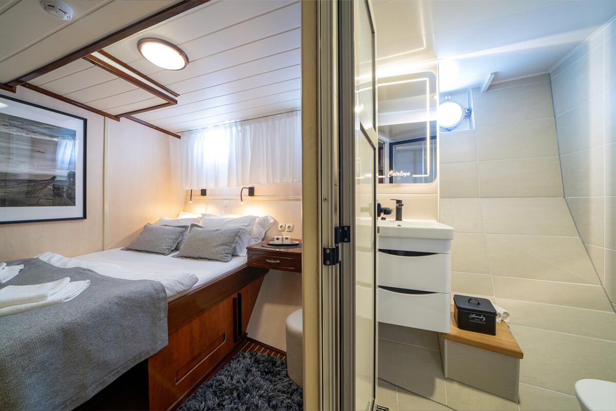 CATALEYA gulet accommodation interior cabin in Croatia