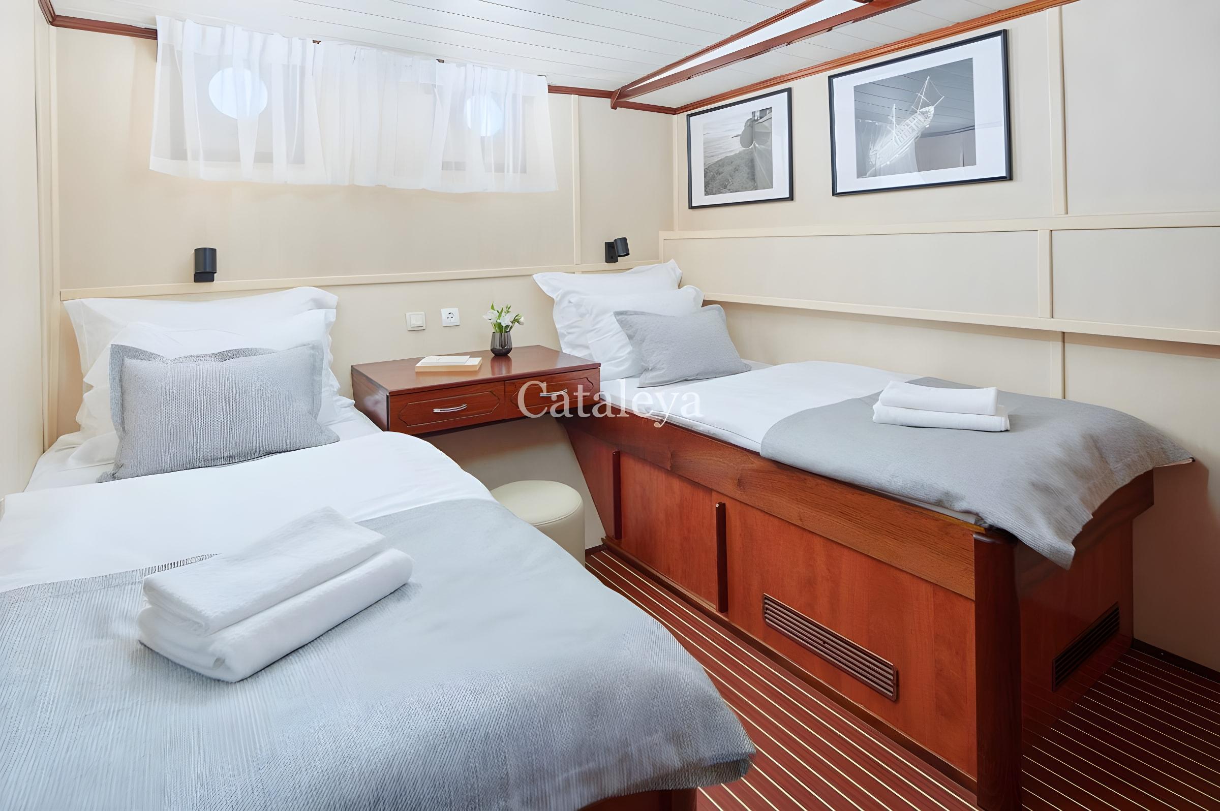 CATALEYA gulet accommodation interior cabin in Croatia