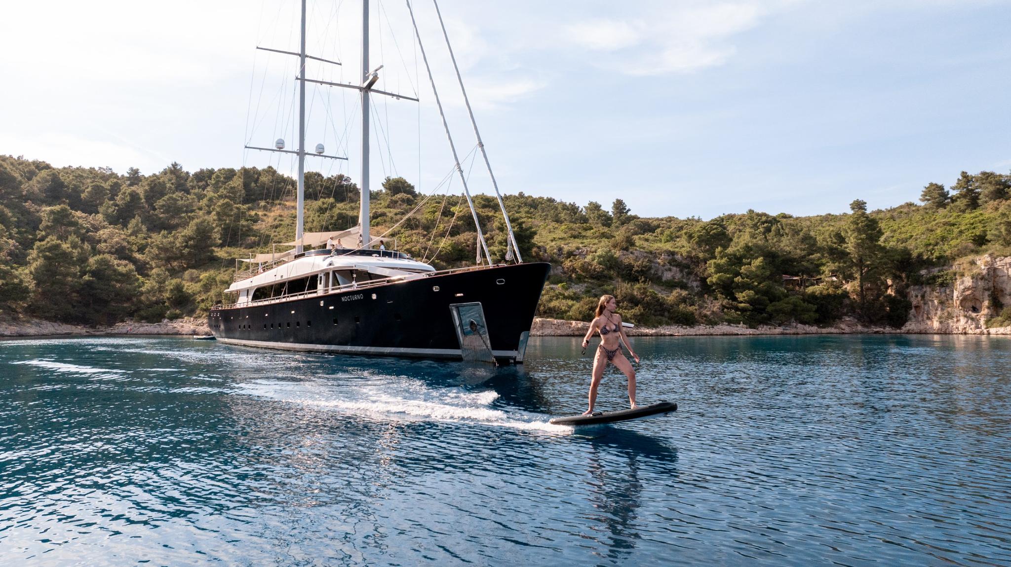 Nocturno gulet amenities lifestyle dining in Croatia