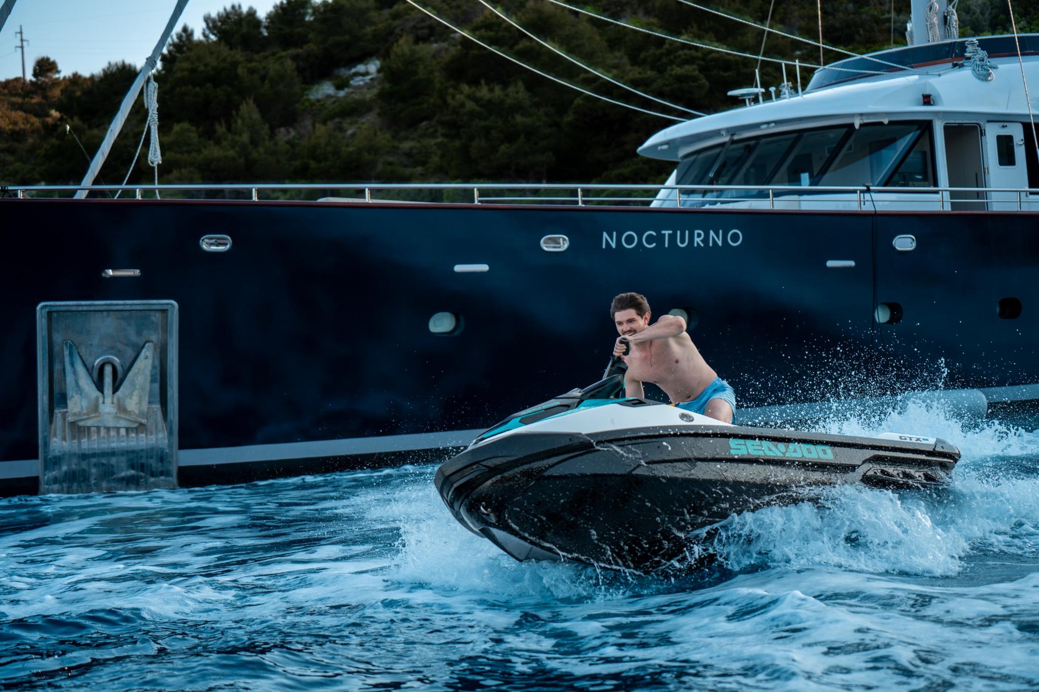 Nocturno gulet amenities lifestyle dining in Croatia