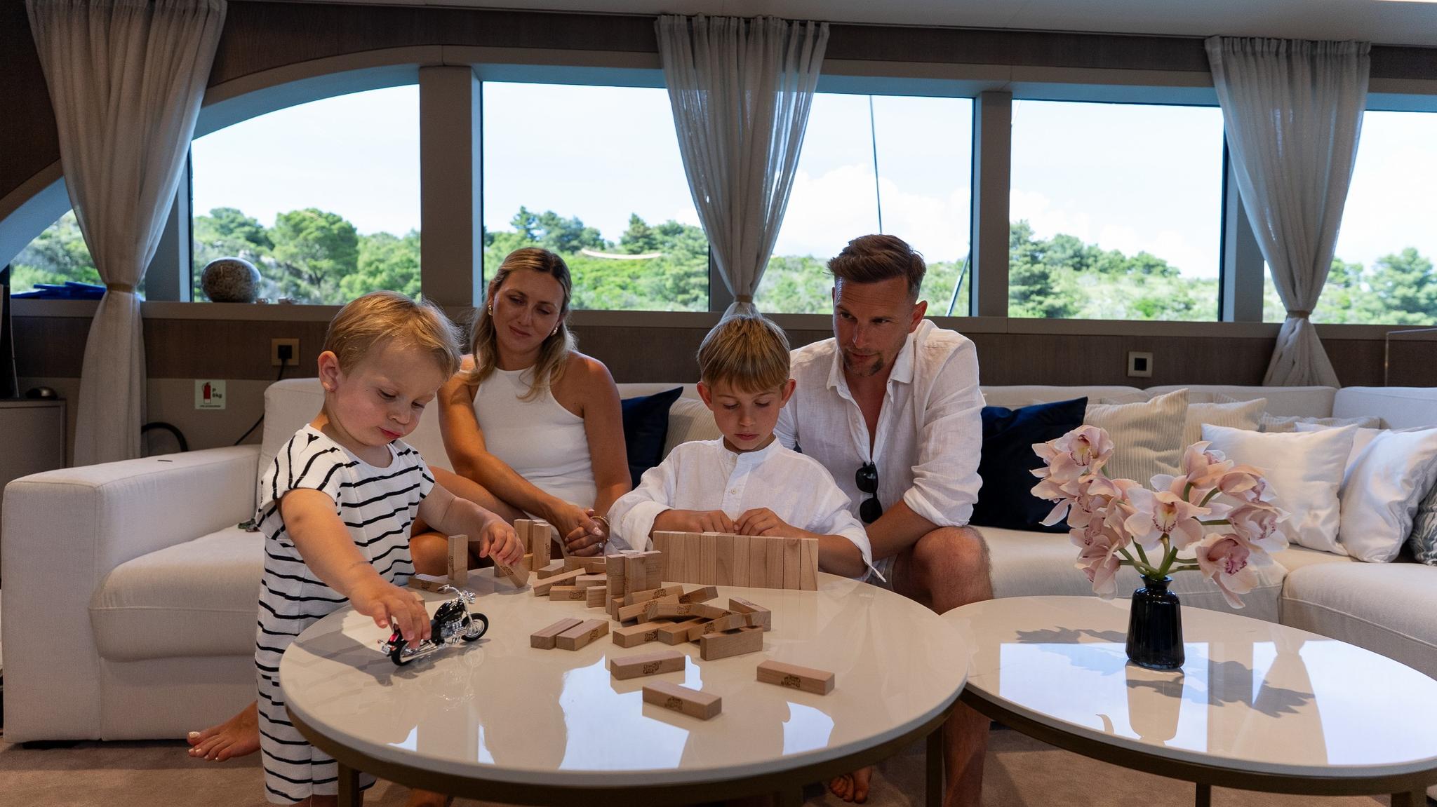 Nocturno gulet amenities lifestyle dining in Croatia