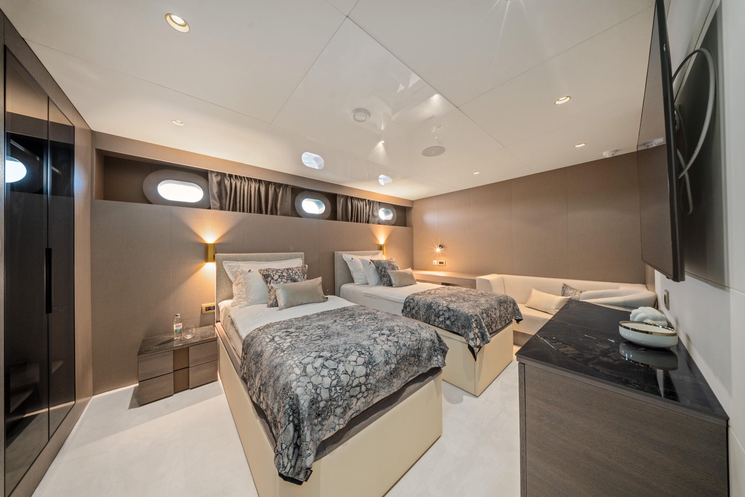 Nocturno gulet accommodation interior cabin in Croatia