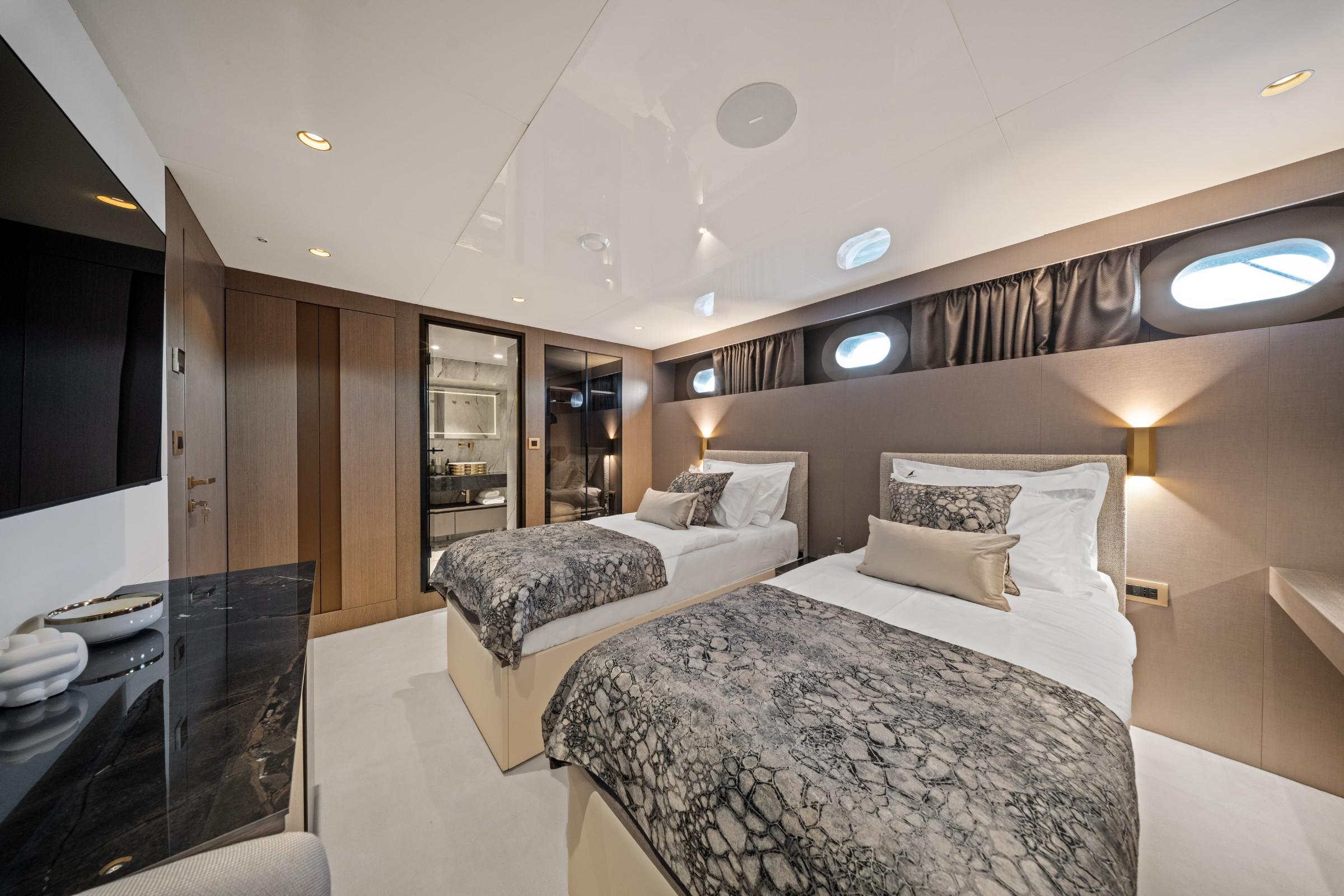 Nocturno gulet accommodation interior cabin in Croatia