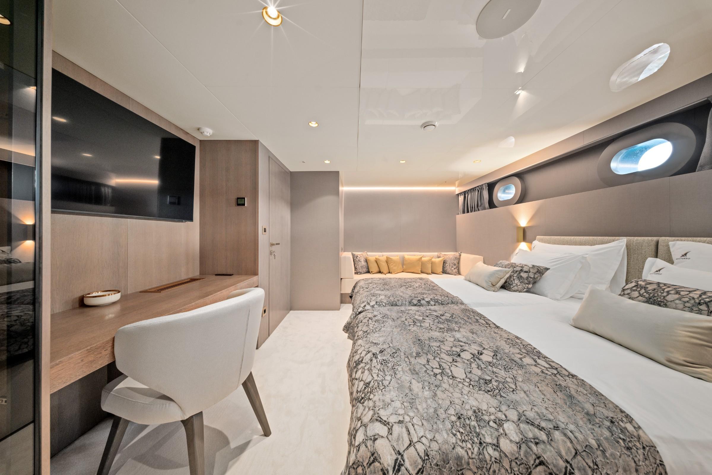 Nocturno gulet accommodation interior cabin in Croatia