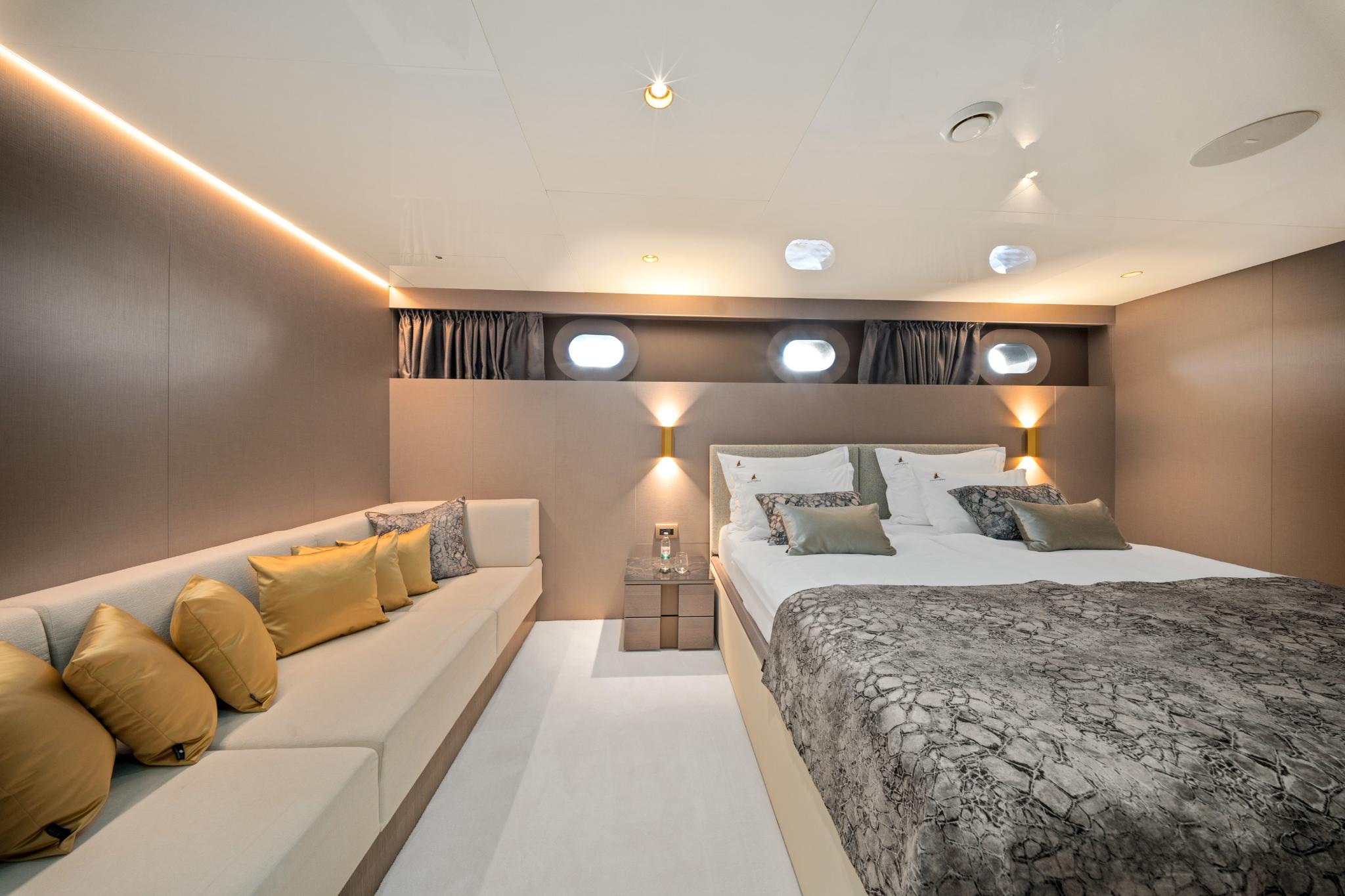 Nocturno gulet accommodation interior cabin in Croatia